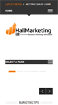 Mobile Screenshot of hallmarketingllc.com